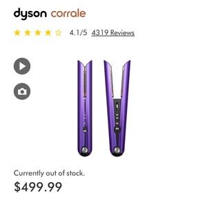 Dyson hair straightener